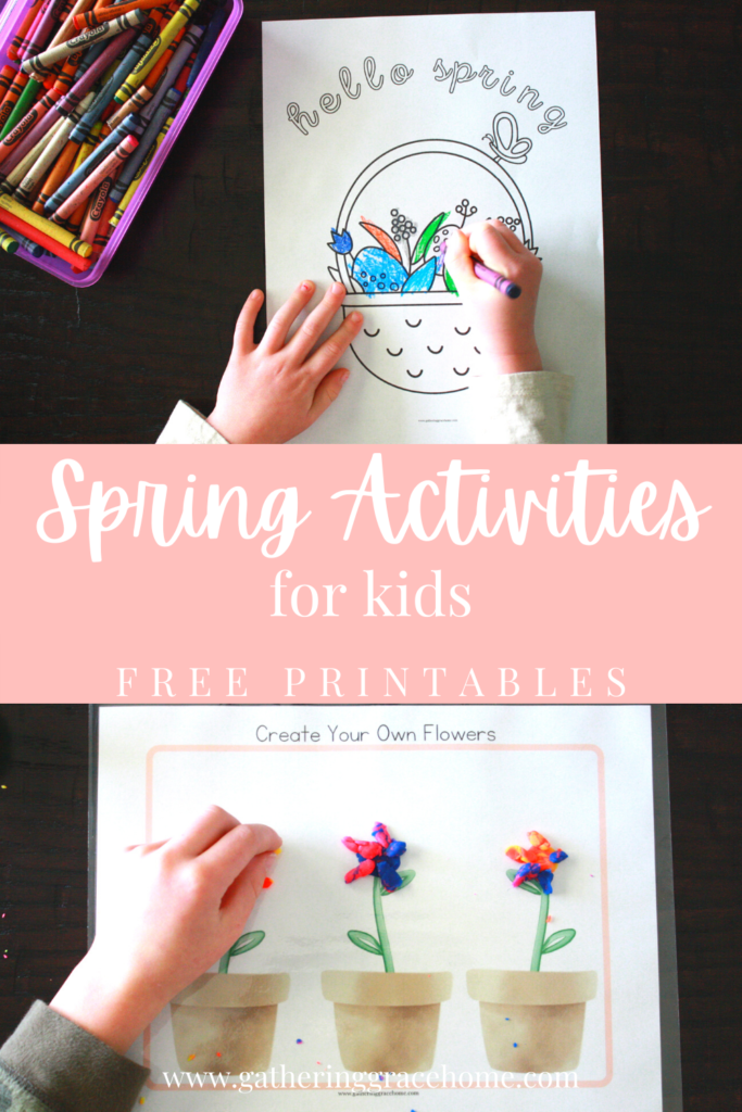 Celebrate Spring with these fun and FREE printables. From playdough mats, to games, coloring pages, and decor there's something for every age!