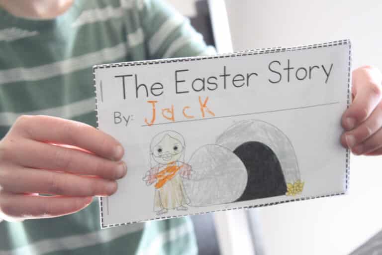 Free Printable Resurrection Story Activity for Kids