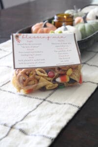 Free Printable Blessing Mix Tags for Thanksgiving - Gathering Grace Home
